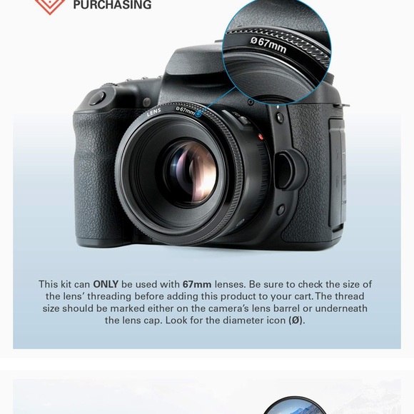 NEW IN BOX Polaroid 4 piece multi coated camera lens filter kit 67mm - Picture 5 of 9